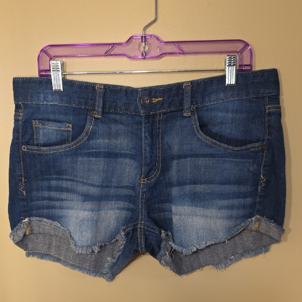Mossimo Supply Co. Size 15 Dark Blue Jean Shorts